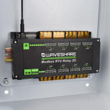 Waveshare Modbus RTU Protocol Rail-Mounted Case 8-Way RS485 30A High-Current Relay Module, 30459