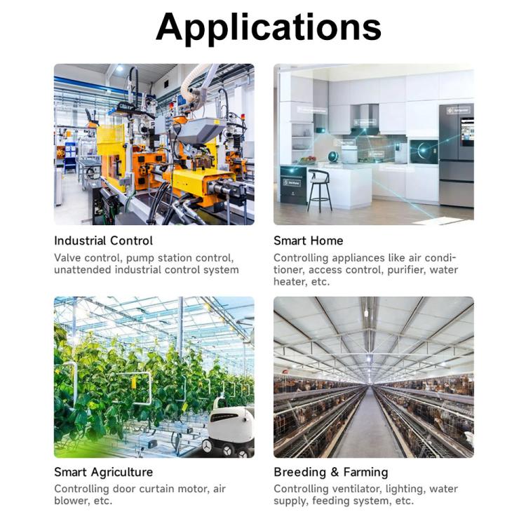 Waveshare Industrial Dual Ethernet Ports 8-ch Relay Module(C), PoE Power Supply, 30544