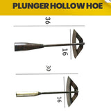 Household Hollow Garden Weeding Shovel, 30x16cm, 36x16cm