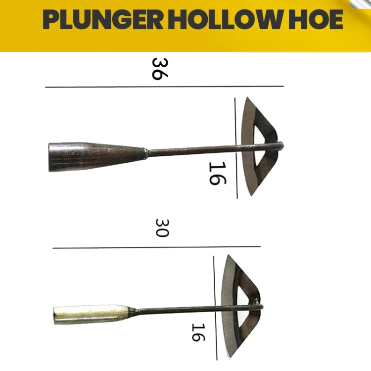 Household Hollow Garden Weeding Shovel, 30x16cm, 36x16cm