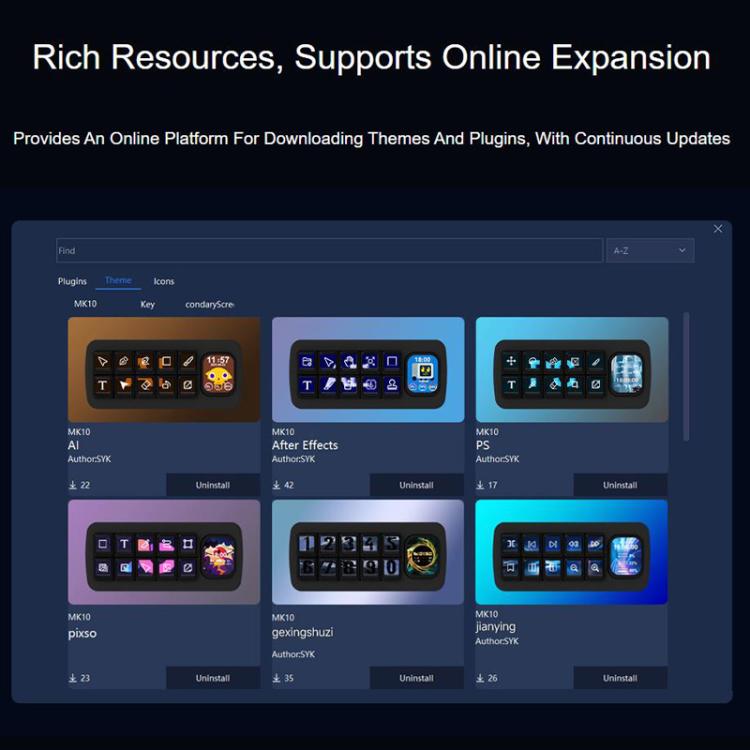 WAVESHARE MK10 Multi-Functional AI Voice Control Panel, 32329