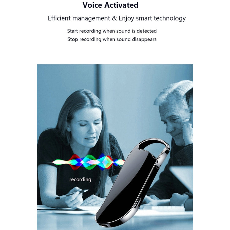 V11 Portable Keychain HD Recording Pen Voice Recorder, 32GB, 64GB