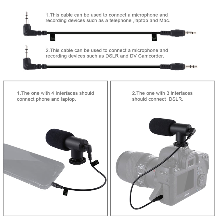 PULUZ 4 in 1 Vlogging Live Mini Octopus Bracket Kit + Studio Light + Microphone + Phone Clamp Kits, 4 in 1 Tripod
