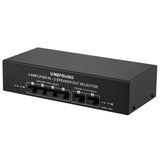 4 Input 2 Output Power Amplifier And Speaker Switcher Speaker Switch Splitter Comparator 300W Per Channel Without Loss Of Sound Quality, 4 In 2 Out