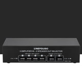 4 Input 2 Output Power Amplifier And Speaker Switcher Speaker Switch Splitter Comparator 300W Per Channel Without Loss Of Sound Quality, 4 In 2 Out