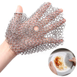 Stainless Steel Round Iron Cleaner Pot Brush Scrubber Home Cookware Kitchen Cleaning Tool, 4 x 4 inch, 5 x 5 inch, 6 x 6 inch, 7 x 7 inch, 8 x 8 inch