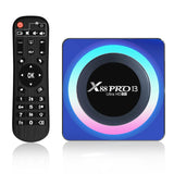 Acrylic X88 Pro 13 8K Ultra HD Android 13.0 Smart TV Box with Remote Control, RK3528 Quad-Core, 4G+64GB, 4G+64GB 4G+64GB EU Plug