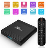 X96 Air 8K Smart TV BOX Android 9.0 Media Player with Remote Control, Quad-core Amlogic S905X3, RAM: 4GB, ROM: 32GB, Dual Band WiFi, Bluetooth, AU Plug, 4GB+32GB