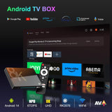 H96Max M9s Android 14 Smart TV Box with Remote Control, RK3576 Octa Core, 4GB+32GB, 8GB+128GB