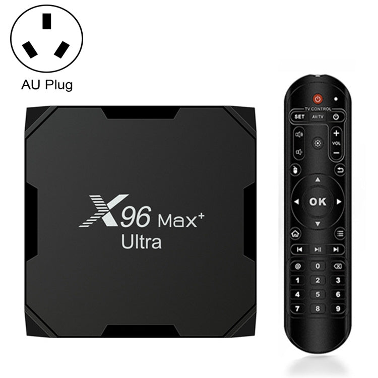 H96 Max+ Ultra 4GB+32GB Amlogic S905X4 8K Smart TV BOX Android 11.0 Media Player, 4GB+32GB, UK Plug, 4GB+32GB, US Plug, 4GB+32GB, EU Plug, 4GB+32GB, AU Plug 4GB+32GB, AU Plug