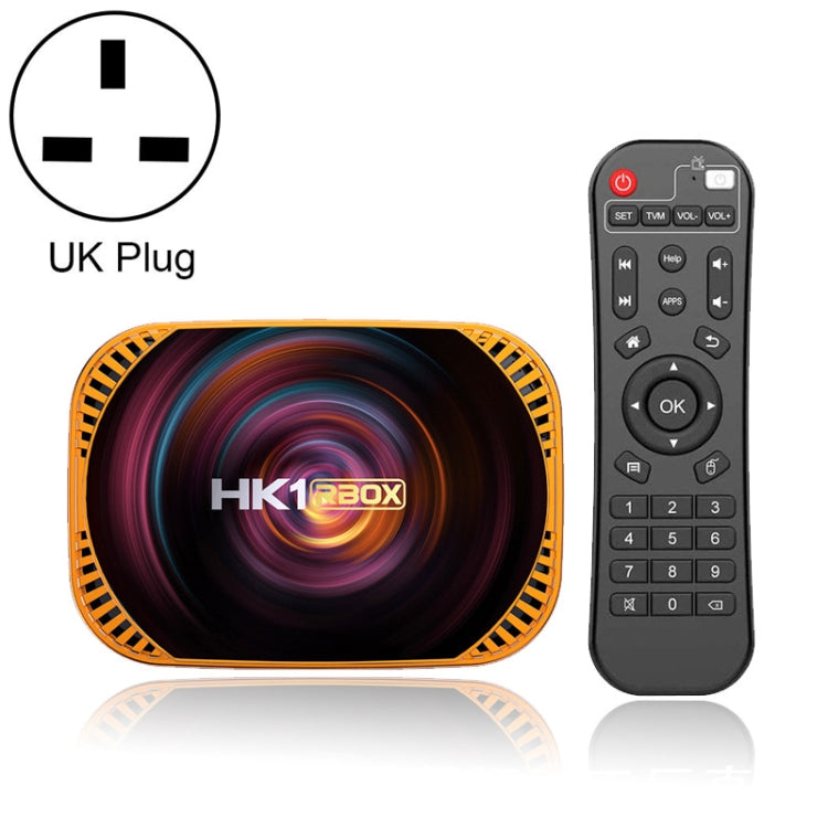 MECOOL HK1RBOX X4 4K TV Box, Android 11 Amlogic S905X4 CPU with RC, 4GB+32GB, 4GB+64GB, 4GB+128GB 4GB+32GB UK Plug