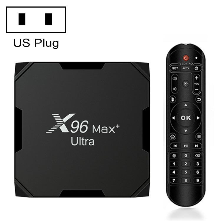 H96 Max+ Ultra 4GB+64GB Amlogic S905X4 8K Smart TV BOX Android 11.0 Media Player, 4GB+64GB, AU Plug, 4GB+64GB,EU Plug, 4GB+64GB,US Plug, 4GB+64GB,UK Plug 4GB+64GB,US Plug