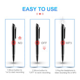 Q9 AI Intelligent High-definition Noise Reduction Conference Recording Pen Voice Control Recorder, 4GB, 8GB, 16GB, 32GB
