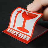 1000 PCS Self-adhesive English Warning Sticker Fragile Label, Size: 5.5x5.5cm, 5.5 x 5.5cm