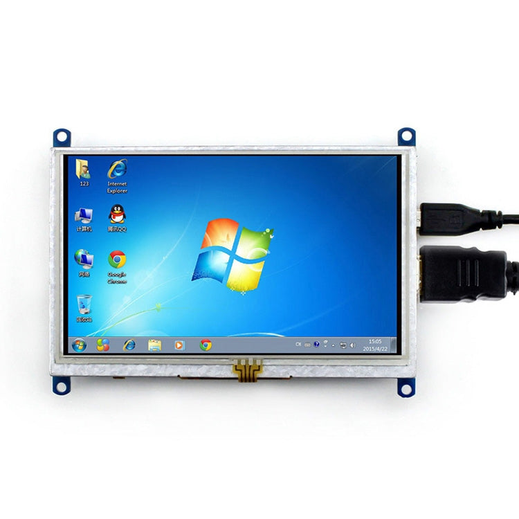 WAVESHARE 5 Inch HDMI LCD (B) 800x480 Touch Screen for Raspberry Pi Supports Various Systems, 5 Inch HDMI LCD (B) 5 Inch HDMI LCD (B)