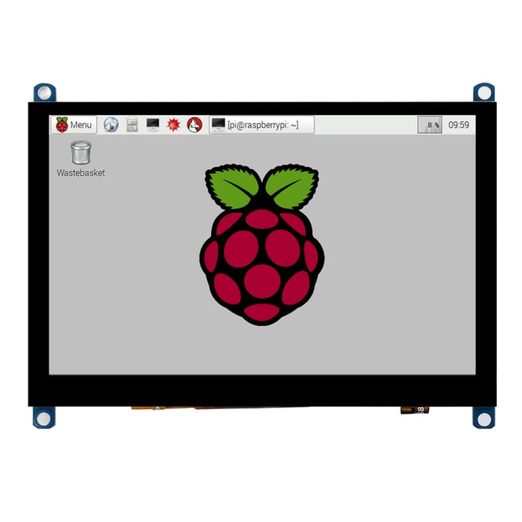 Waveshare 5 inch Slimmed-down Version 800 x 480 Toughened Glass Panel Capacitive Touch Screen LCD (H), 5 inch 5 inch