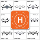 STARTRC 1109143 50cm Portable Drone Universal Foldable Square Parking Apron Landing Pad for DJI FPV / mini 2 / Air 2, 50cm