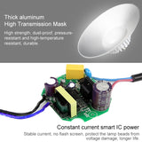 50W Warehouse Workshop Factory LED Mining Lamp Explosion-proof Light, Hook without Chain Engineering Version, 50W, Engineering Version