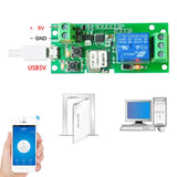 2pcs Sonoff Single Channel WiFi Wireless Remote Timing Smart Switch Relay Module Works, 5V, 12V
