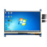 WAVESHARE 7 Inch HDMI LCD (C) 1024×600 Touch Screen for Raspberry Pi Supports Various Systems, 7 Inch HDMI LCD (C)