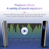 Q33 External Play MP3 Voice Control High Definition Noise Reduction Recording Pen, 8G, Support Password Protection & One-touch Recording, 8G