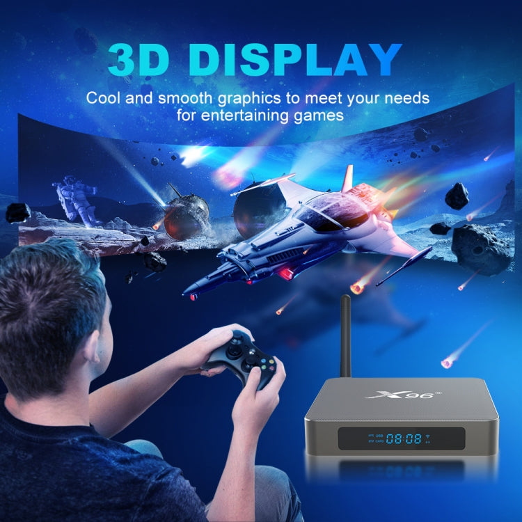 X96 X6 8K Smart TV BOX Android 11.0 Media Player, RK3566 Quad Core ARM Cortex A55, RAM: 8GB, ROM: 128GB, 8GB+128GB, EU Plug, 8GB+128GB, US Plug, 8GB+128GB, UK Plug