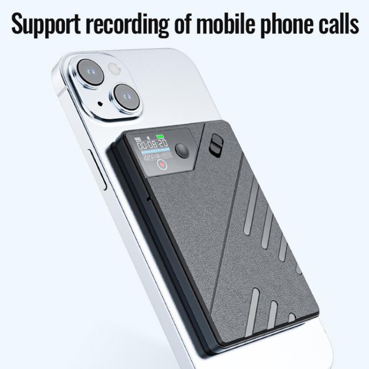 JNN A5 OLED Display Smart AI Magnetic Recorder Support APP Control, 8GB, 16GB, 32GB, 64GB, 128GB