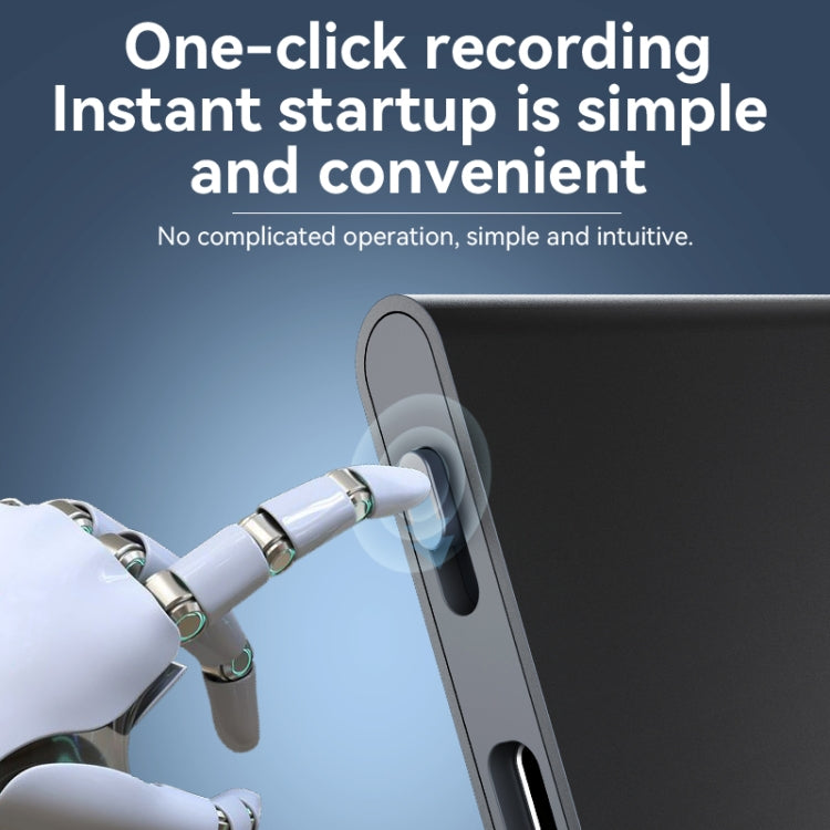 Q61A Ultra-thin HD Noise Reduction Voice Recording Pen Support APP Control, 8GB, 16GB, 32GB, 64GB, 128GB