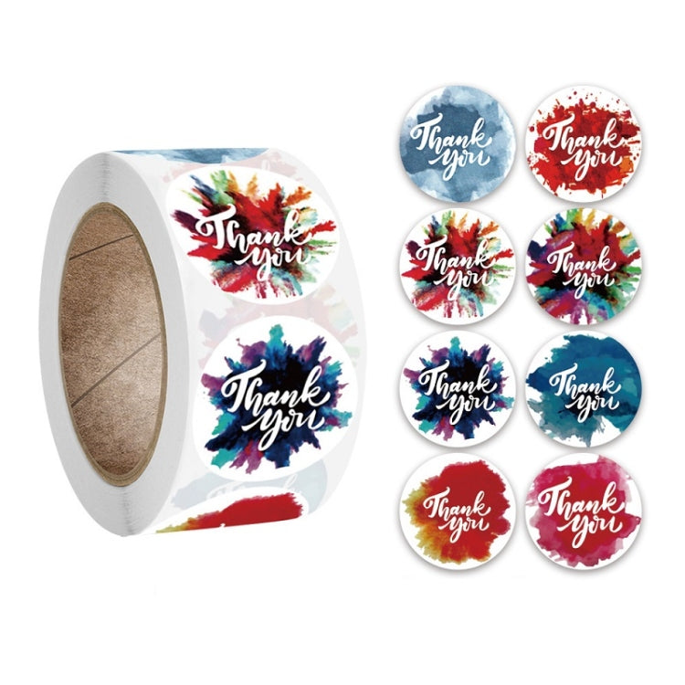 10 PCS Thank You Self-adhesive Rainbow Sticker Envelope Seal With Wedding Decoration Label, A-173 Stickers A-173 Stickers