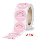 Roll Sticker Cloud Thank You Label, A-189 Sticker