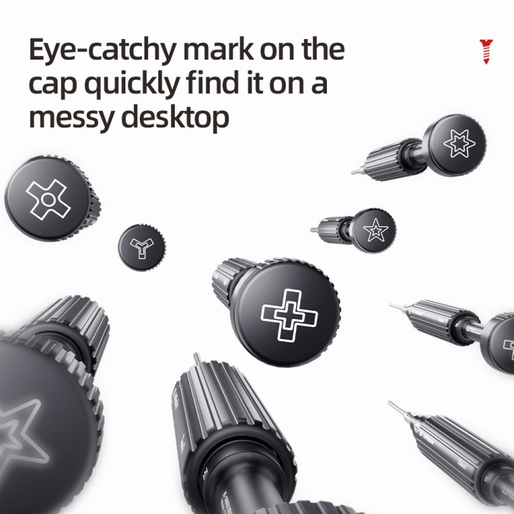 3 in 1 QianLi iWhale Special S2 Steel Magnetic Torque 3D Screwdriver, A/B/C