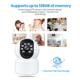 A10 Mini 360 PTZ WiFi Surveillance Camera Smart Home IP Camera Night Vision Baby Monitor, A10