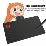 VEIKK A15 10x6 inch 5080 LPI Smart Touch Electronic Graphic Tablet, with Type-C Interface, A15 Gold, A15 Blue, A15 Red