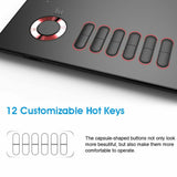 VEIKK A15 10x6 inch 5080 LPI Smart Touch Electronic Graphic Tablet, with Type-C Interface, A15 Gold, A15 Blue, A15 Red