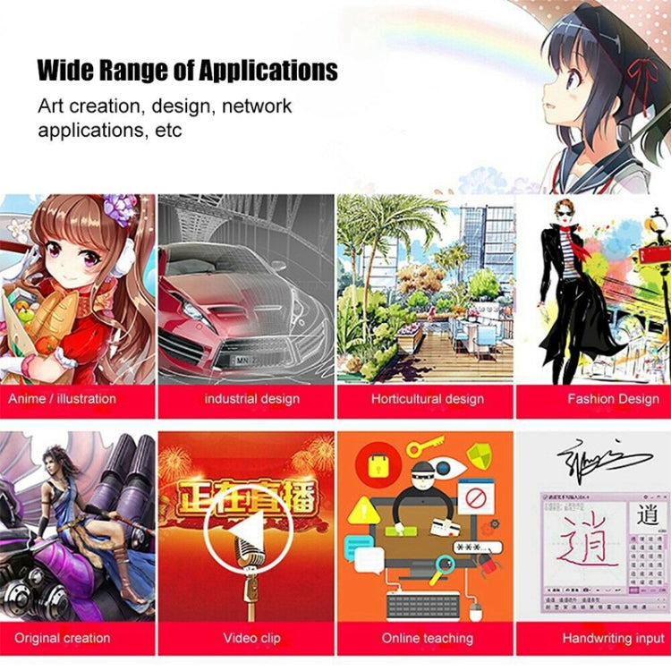 VEIKK A15 10x6 inch 5080 LPI Smart Touch Electronic Graphic Tablet, with Type-C Interface, A15 Gold, A15 Blue, A15 Red