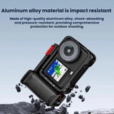 For DJI Osmo Action 6 Flymile Extended Cage Protective Frame Kit, AC6016 Black