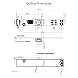 Waveshare OV5640 AF 5MP USB Camera Module, Support 1080P Video Recording, AF