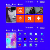 T6 2000ANSI Lumens Mini Theater Projector, Android 7.1 RK3128 Quad Core, 1GB+8GB, EU Plug, Android Version EU Plug