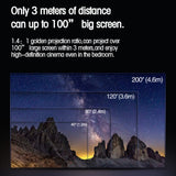 T10 1920x1080P 3600 Lumens Portable Home Theater LED HD Digital Projector, Android Version, Android Version