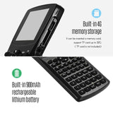 2.4 inch Display Screen Anti-peeping E-book Calculator, Support Sound Recording / Radio / Music & Video Playing, Anti-peeping Scientific Calculator