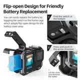 AMagisn Upgrade Ver Metal Rabbit Cage For GoPro HERO13 Black / HERO12 Black / HERO11 Black / HERO10 Black / HERO9 Black, AP10
