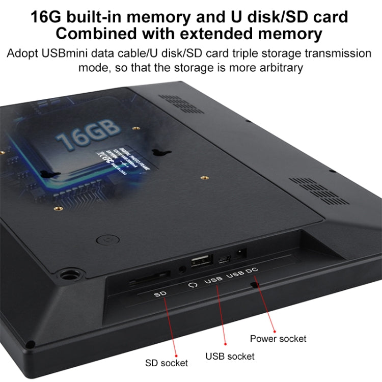 15 inch IPS Display WiFi Cloud Photo Frame, RK3126C Quad Core up to 1.5GHz, Android 6.0, 1GB+16GB, AU Plug, US Plug, EU Plug, UK Plug