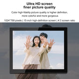 15 inch IPS Display WiFi Cloud Photo Frame, RK3126C Quad Core up to 1.5GHz, Android 6.0, 1GB+16GB, AU Plug, US Plug, EU Plug, UK Plug