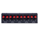 1 In And 4 Out Amplifier Sound Speaker Distributor, 4-Area Sound Source, Signal Distribution Panel, Single Audio Input, 300W Per Channel, B030