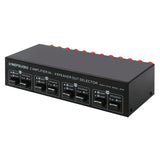2-in 4-out Power Amplifier Speaker Switcher Splitter Comparator 300W Per Channel Without Loss Of Sound Quality, B048 B048