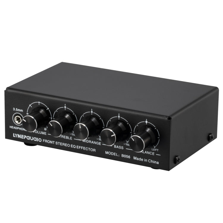 3-Channel Mixer Front Stereo Amplifier High / Mid / Bass Adjuster, USB 5V Power Supply, US Plug, B056 B056