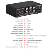 3-Channel Mixer Front Stereo Amplifier High / Mid / Bass Adjuster, USB 5V Power Supply, US Plug, B056