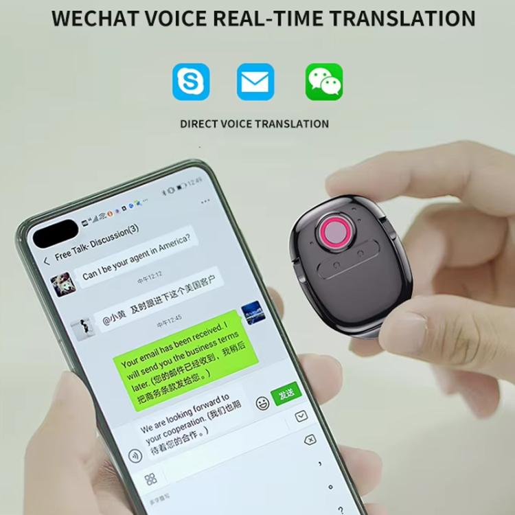 Multilingual Mini Translator Real-Time Voice To Text Translation For Travel, Business & Instant Chat, Basic Version, Upgraded Version