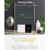 BHT-005-GCLW 220V AC 3A Smart Home Heating Thermostat for EU Box, Control Boiler Heating with Only Internal Sensor & WIFI Connection, BHT-005-GCLW