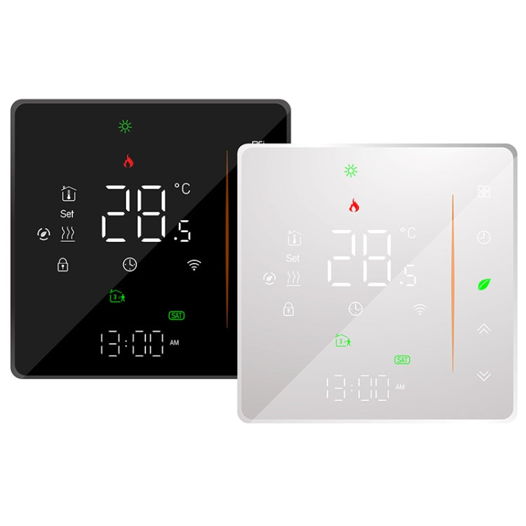BHT-006GBLW 95-240V AC 16A Smart Home Heating Thermostat for EU Box, Control Electric Heating with Only Internal Sensor & External Sensor & WiFi Connection, BHT-006GBLW